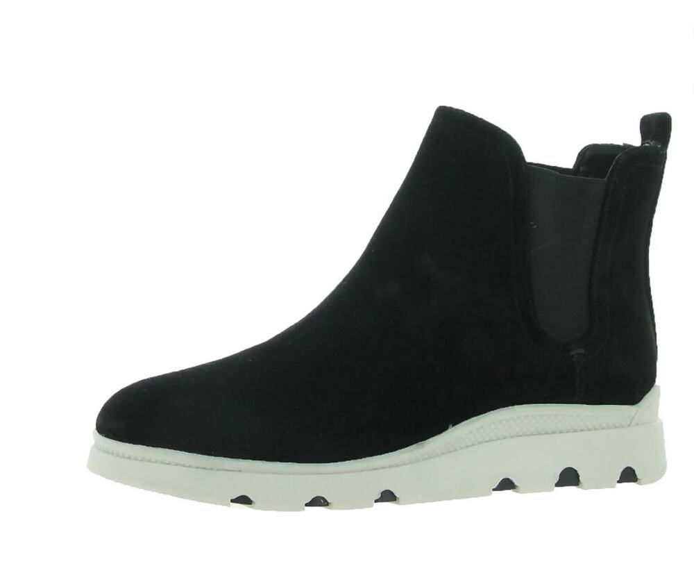 Nine West CALA Suede Slip on Sneaker Boots 6.5 Black NWT Suede Ankle Booties